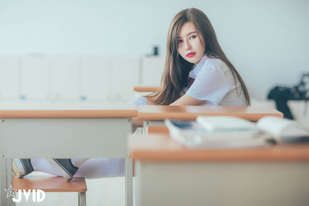 JVID Mu Mu Sen 木木森 – 直擊教室没人 放課後特别授課 美巨乳の健康教育 全裸性感誘惑 Part2