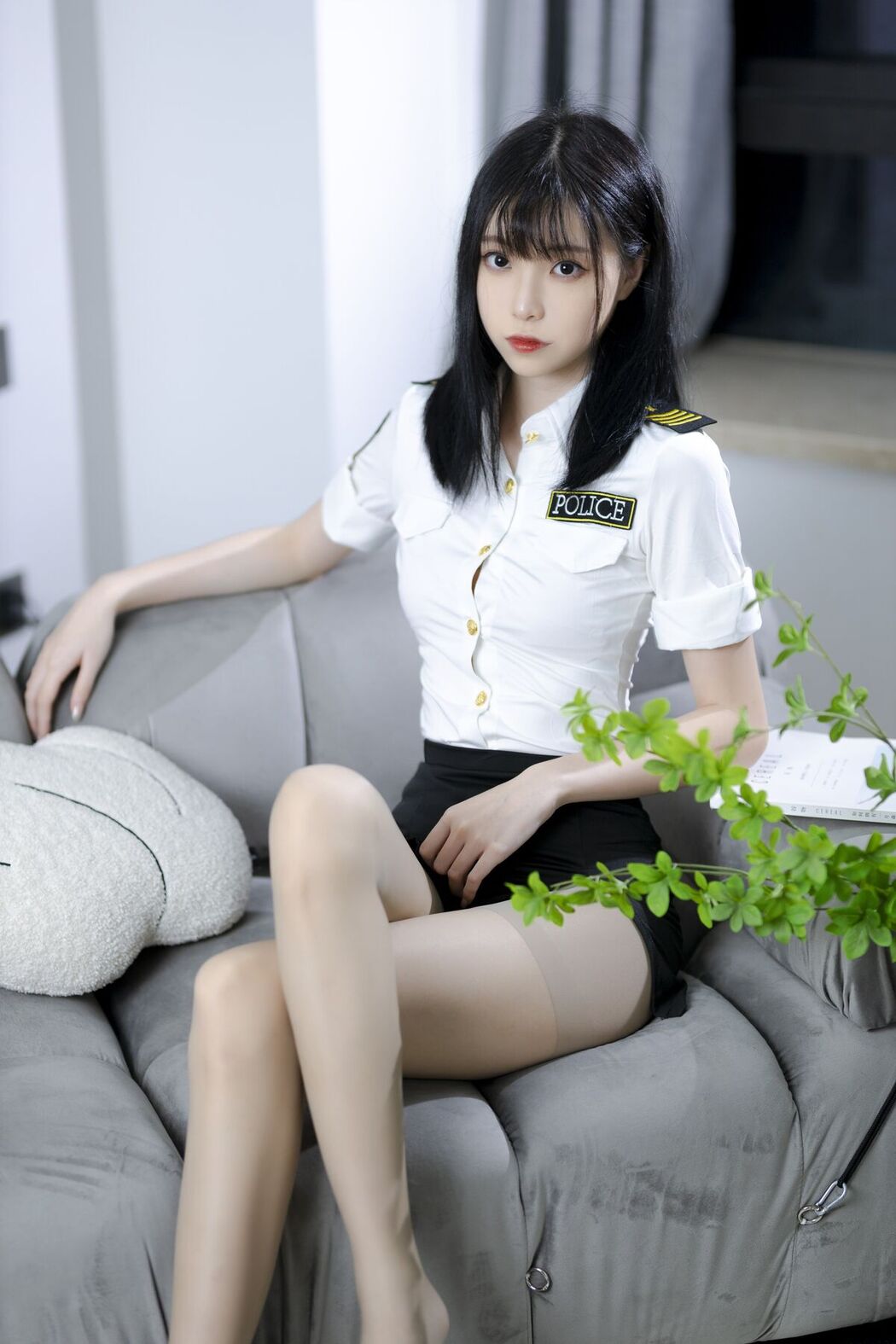 Coser@许岚lan &#8211; 灰丝制服