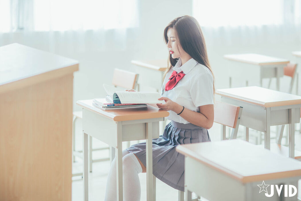 JVID Mu Mu Sen 木木森 – 直擊教室没人 放課後特别授課 美巨乳の健康教育 全裸性感誘惑 Part1