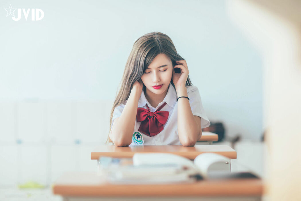 JVID Mu Mu Sen 木木森 &#8211; 直擊教室没人 放課後特别授課 美巨乳の健康教育 全裸性感誘惑 Part2