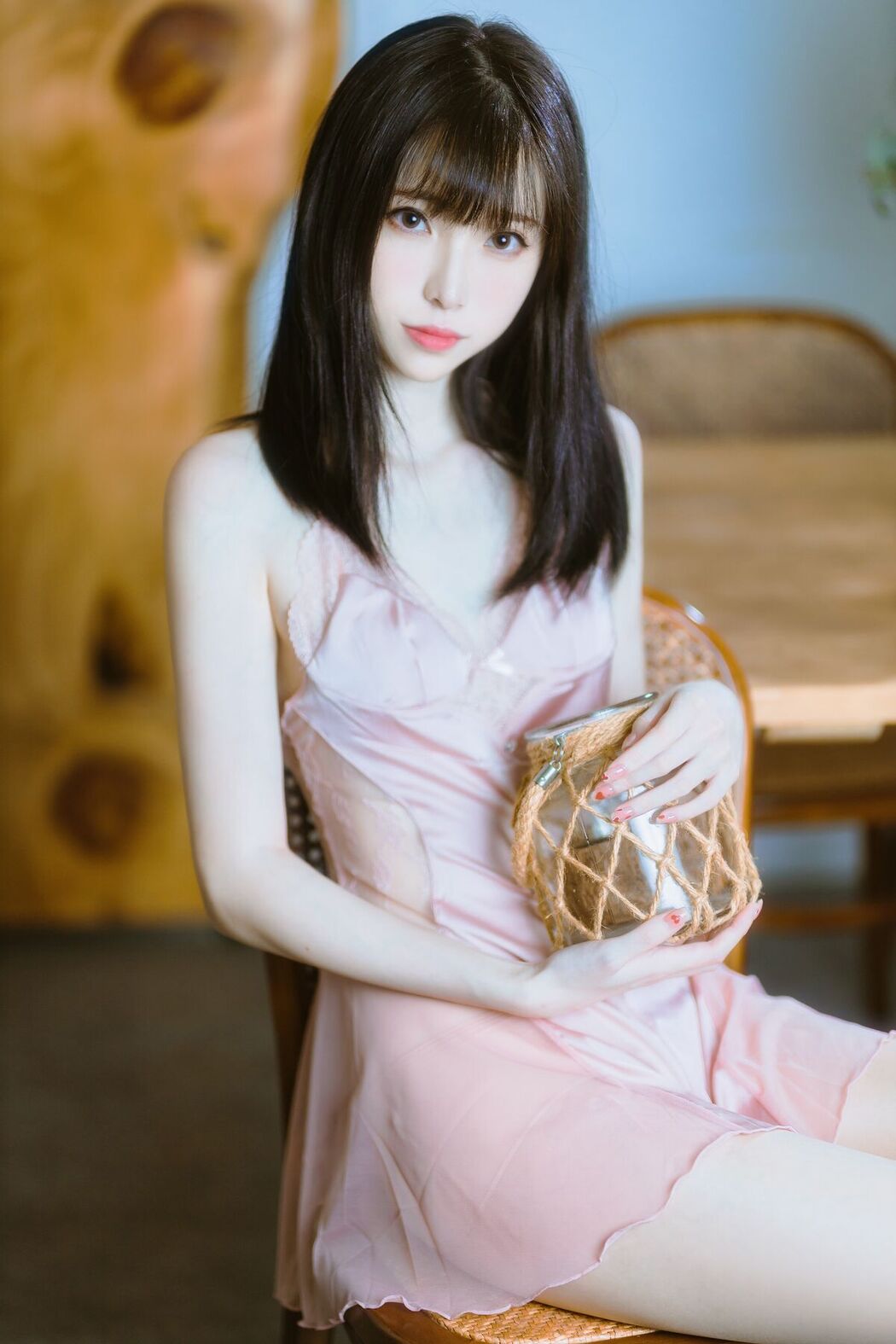 Coser@许岚lan – 半透粉纱