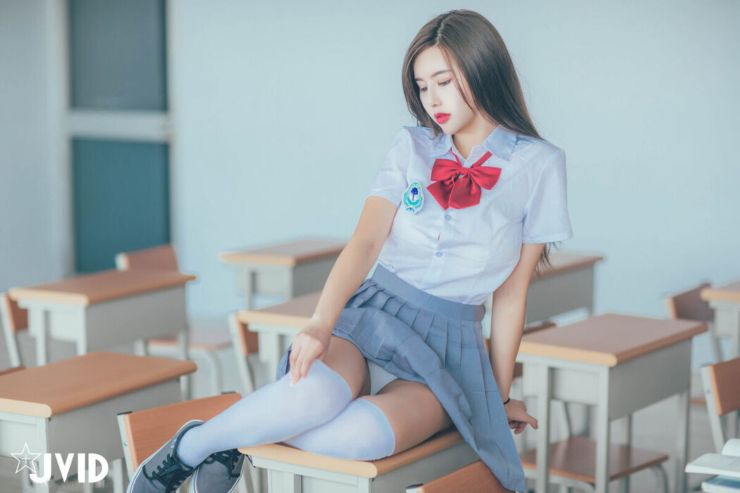 JVID Mu Mu Sen 木木森 – 直擊教室没人 放課後特别授課 美巨乳の健康教育 全裸性感誘惑 Part2