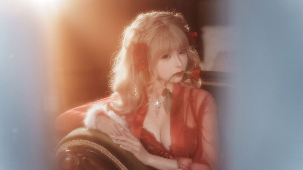 Coser@蠢沫沫 Chunmomo – 黑红纱裙