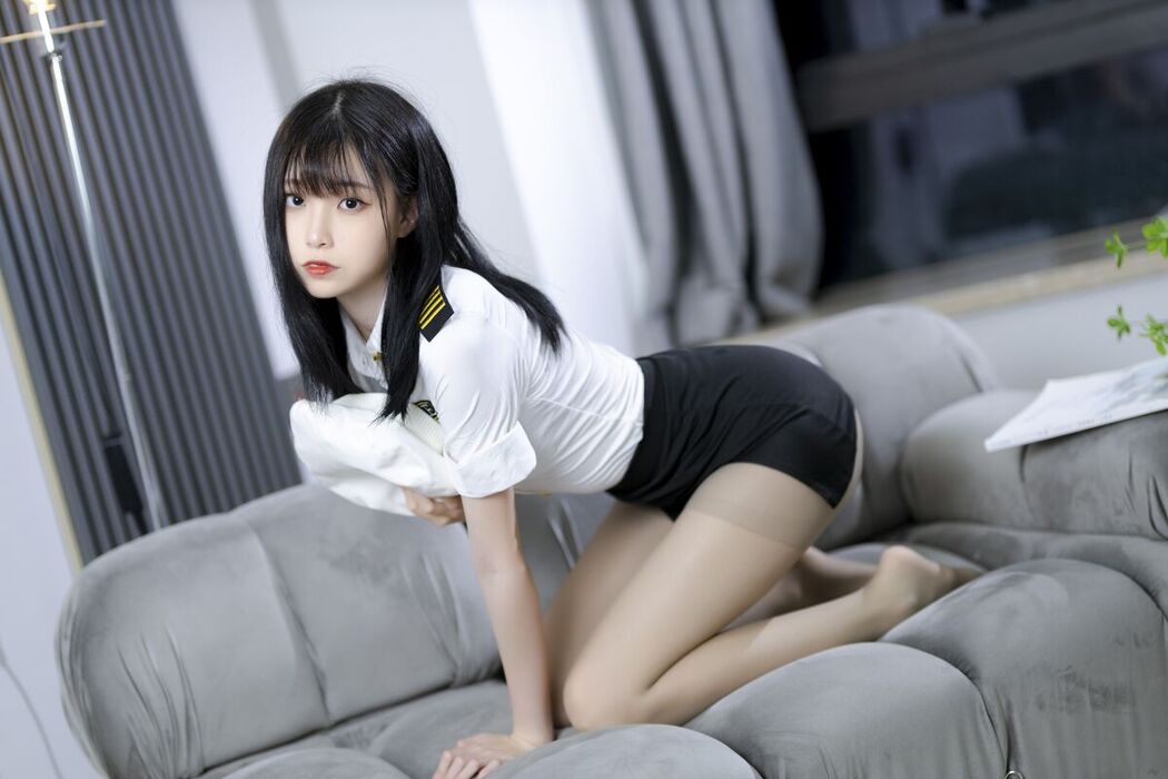Coser@许岚lan – 灰丝制服