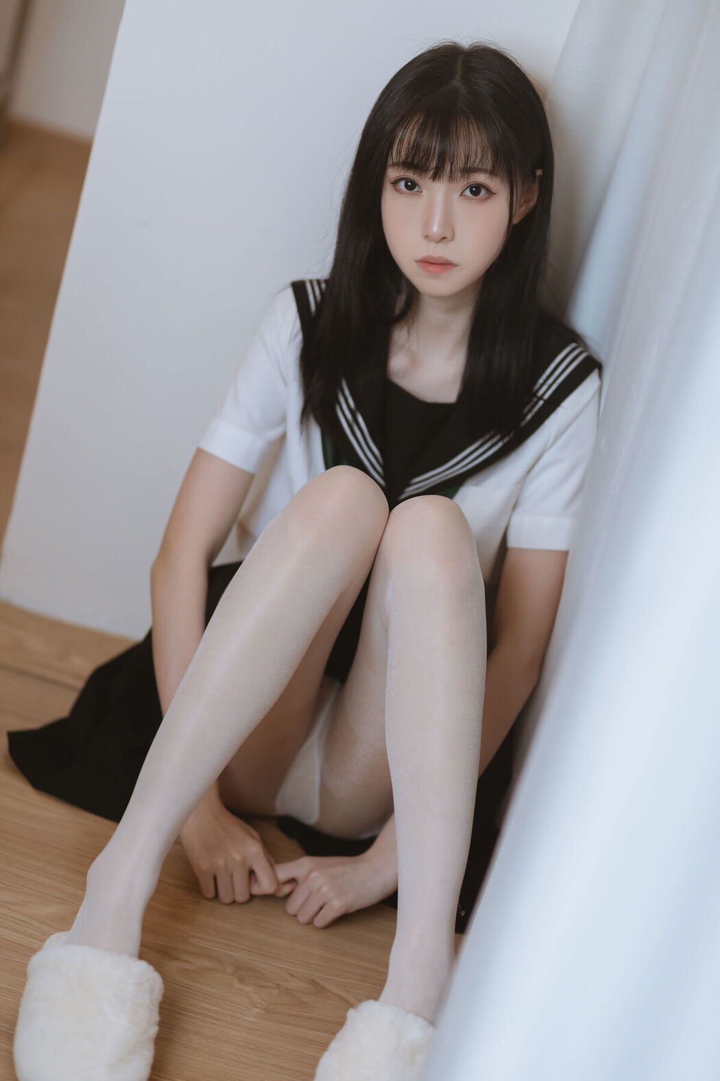 Coser@许岚lan – 白丝水手服