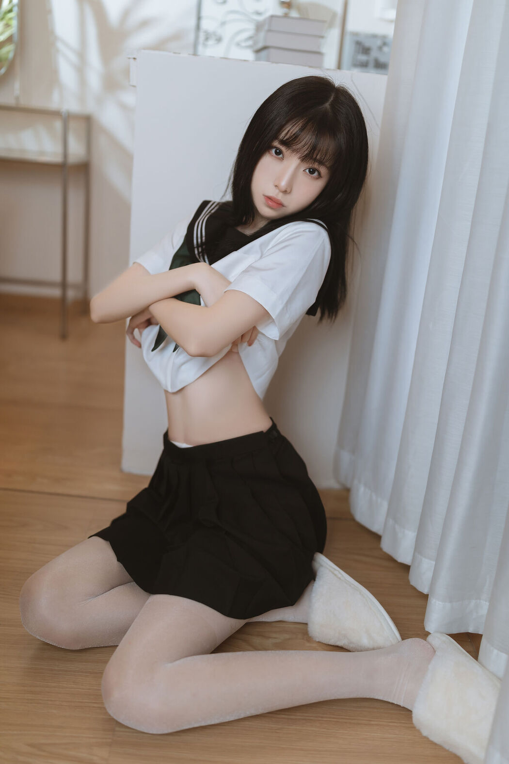 Coser@许岚lan – 白丝水手服