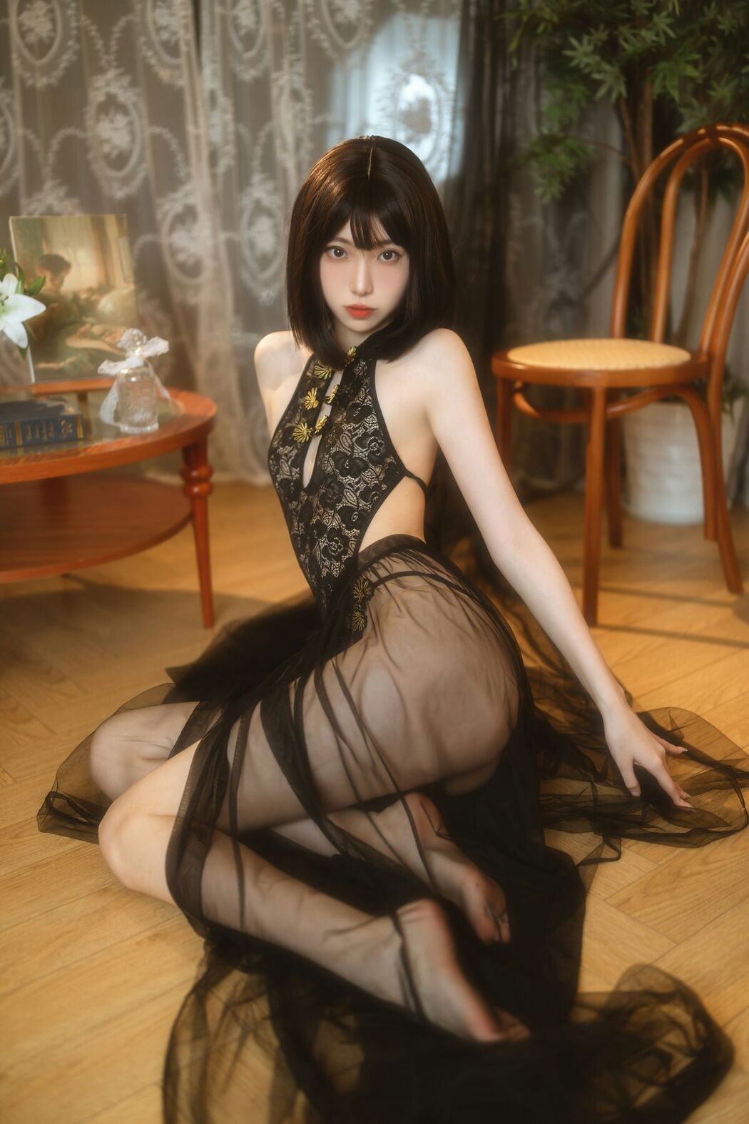 Coser@许岚lan – 纯欲黑纱