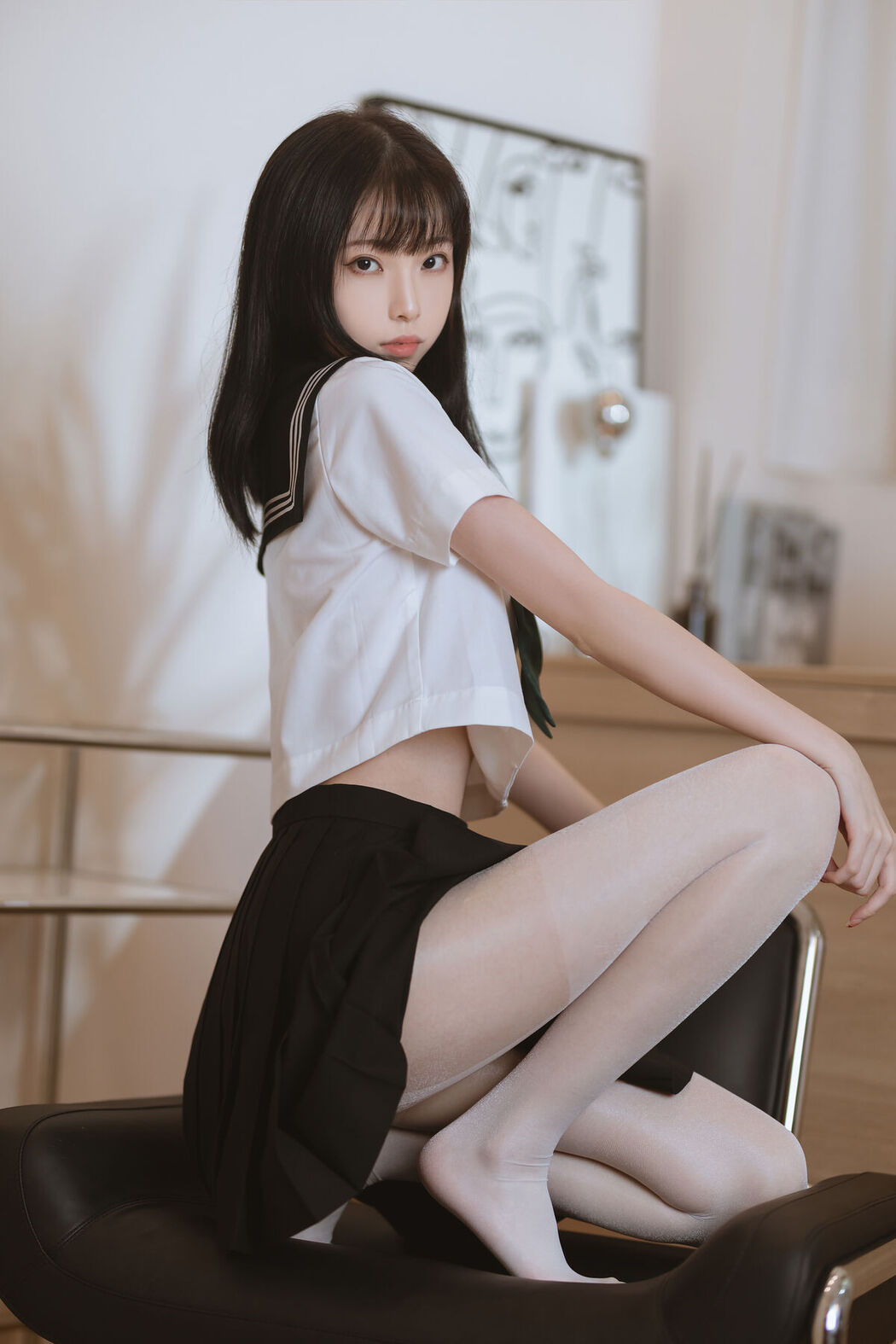 Coser@许岚lan – 白丝水手服