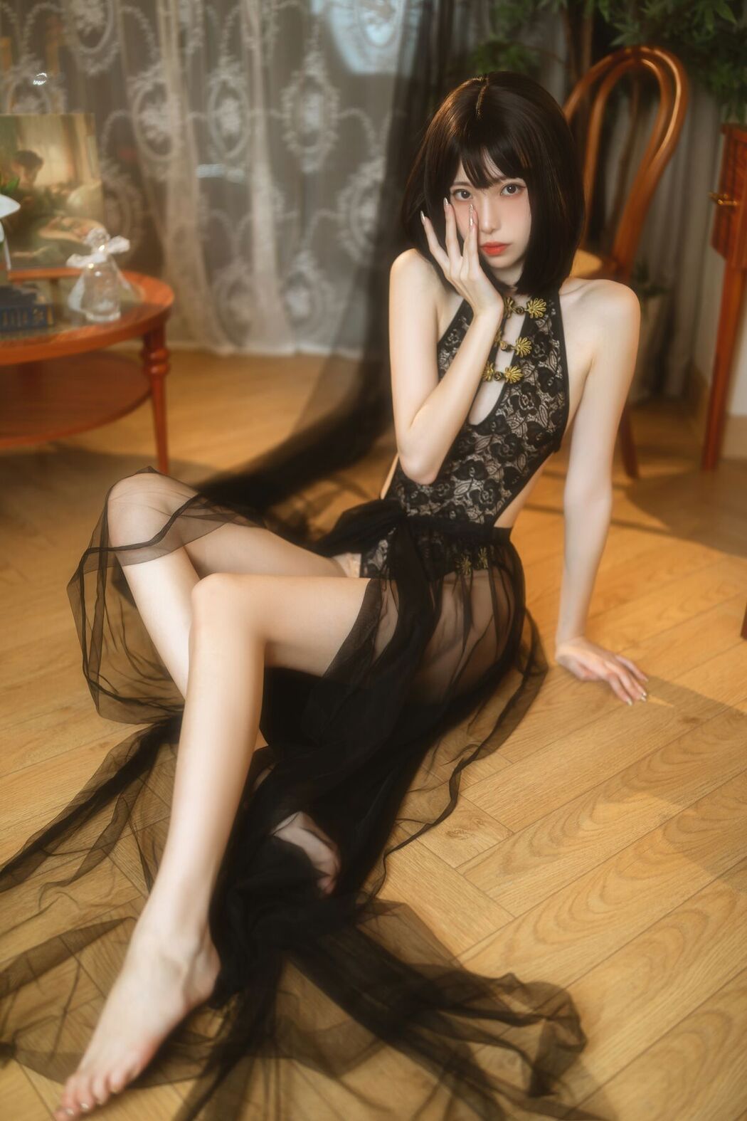 Coser@许岚lan – 纯欲黑纱
