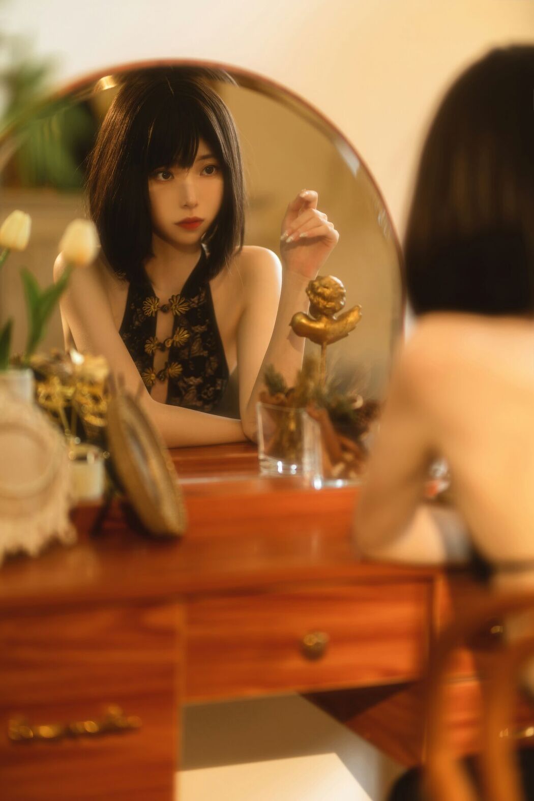 Coser@许岚lan – 纯欲黑纱