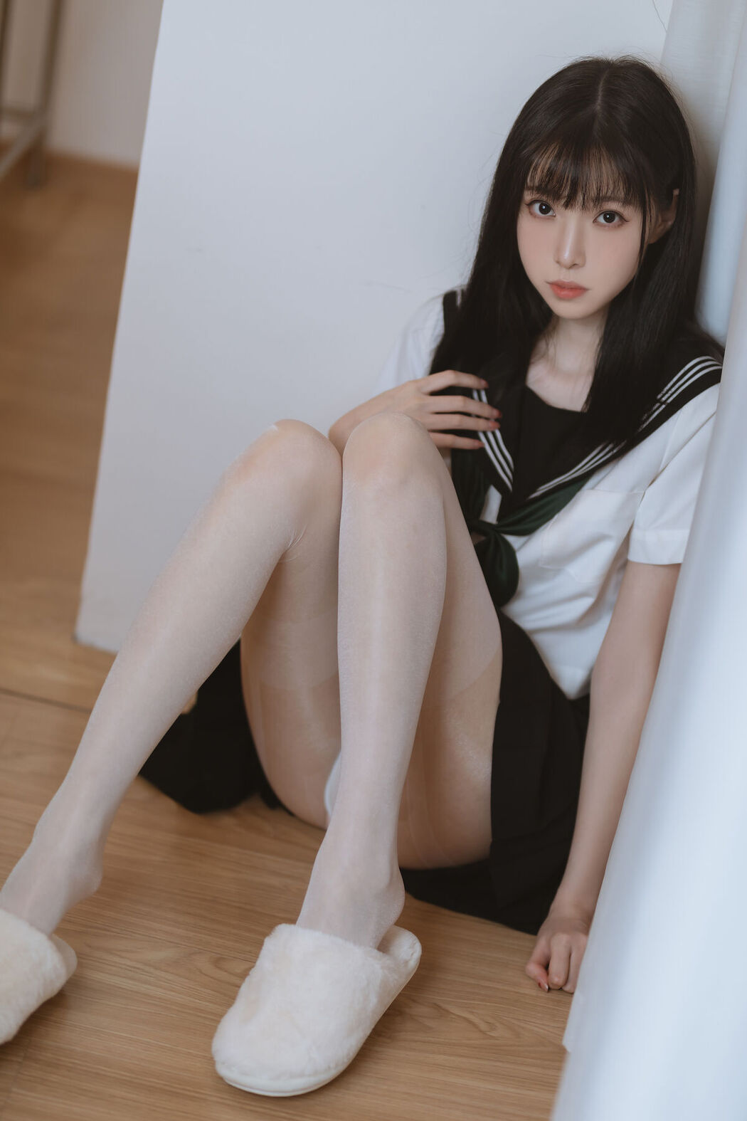 Coser@许岚lan – 白丝水手服