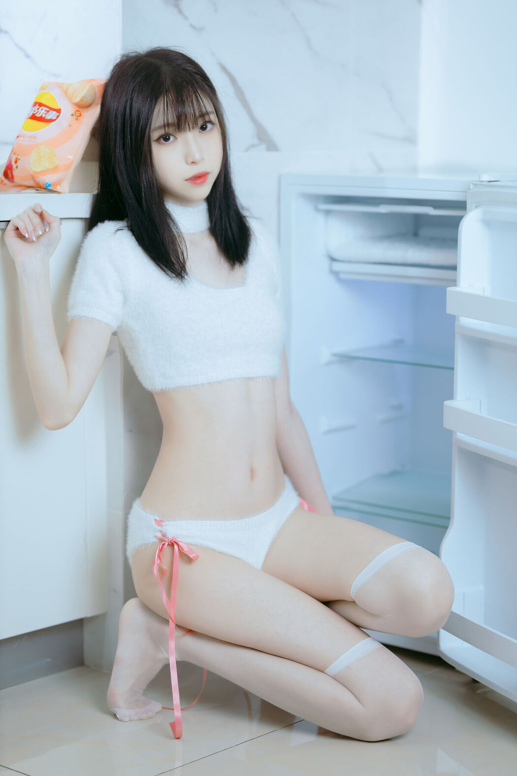 Coser@许岚lan – 纯欲毛衣