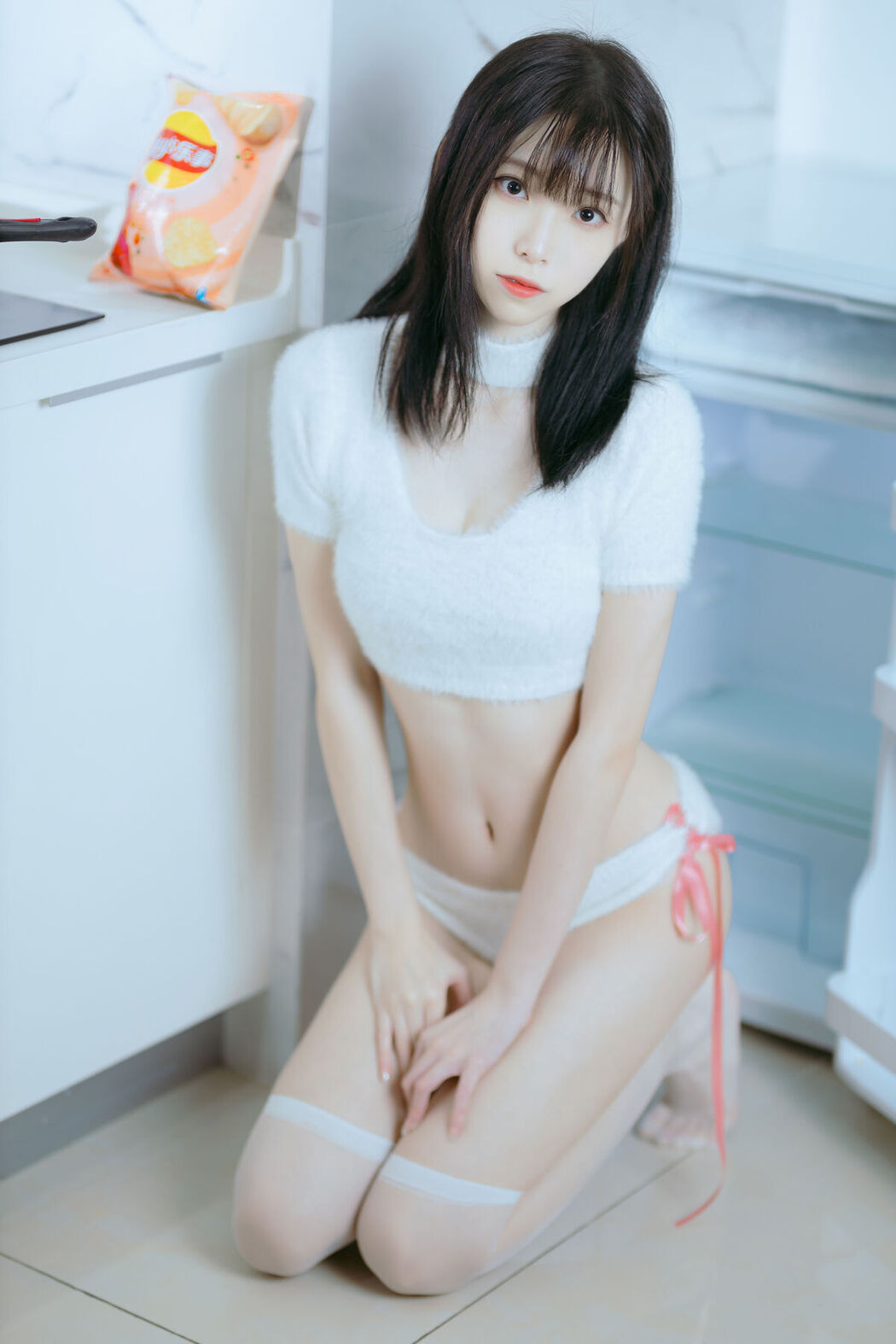 Coser@许岚lan – 纯欲毛衣
