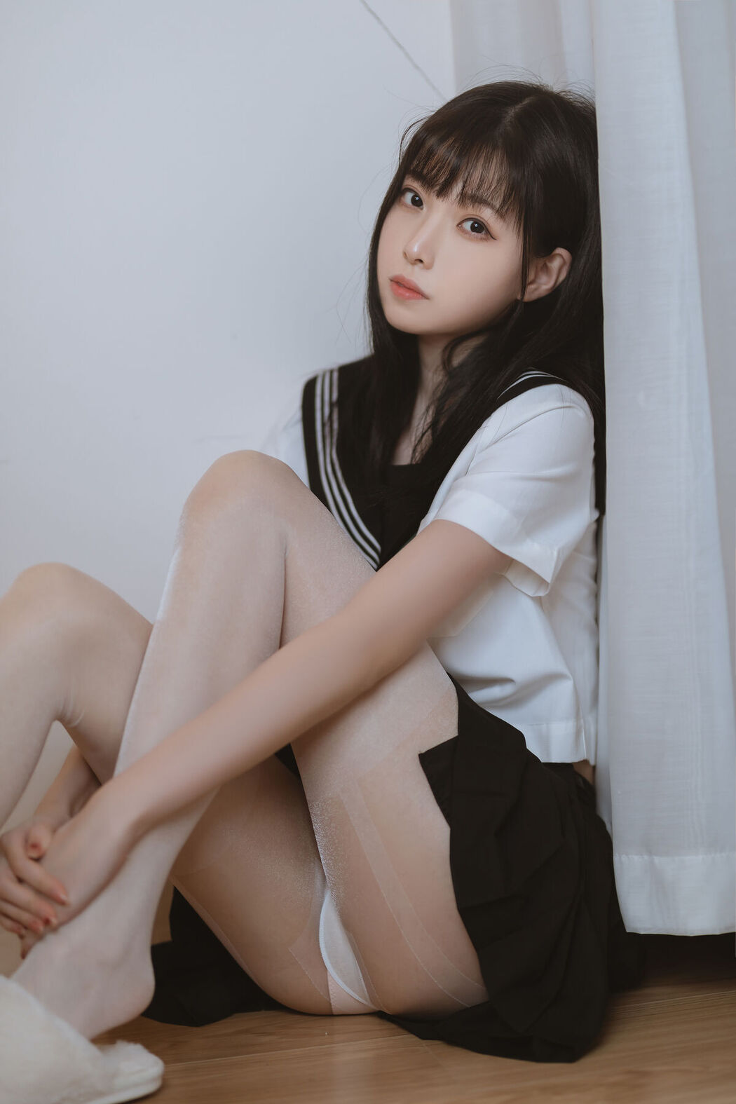 Coser@许岚lan – 白丝水手服