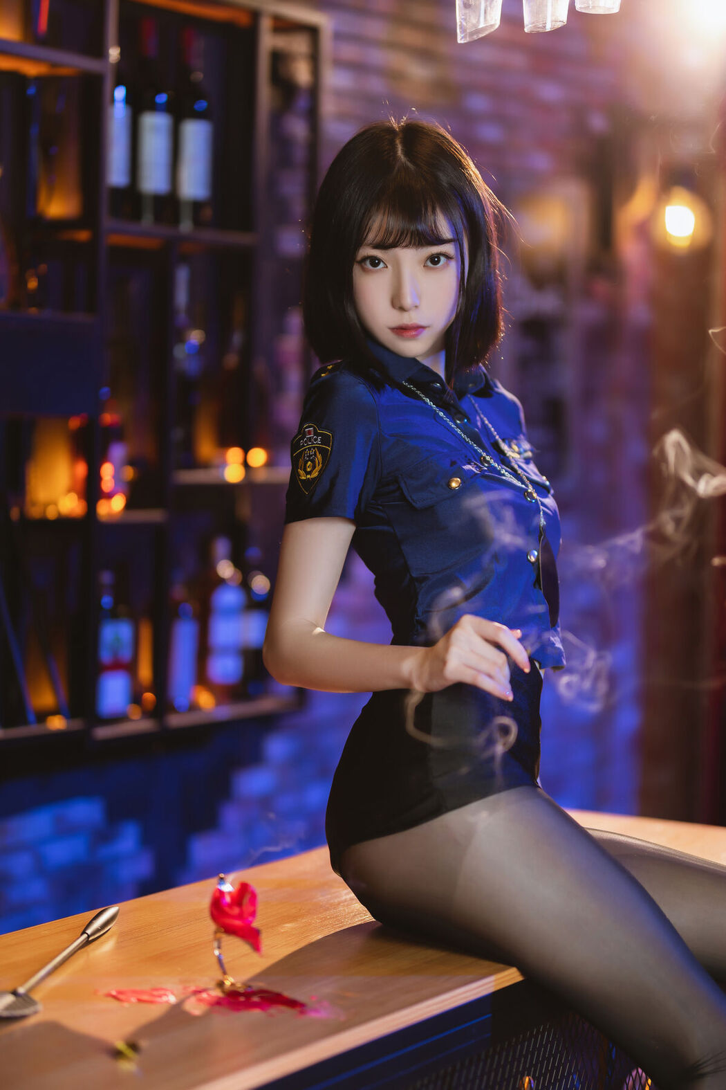 Coser@许岚lan &#8211; 黑丝女警