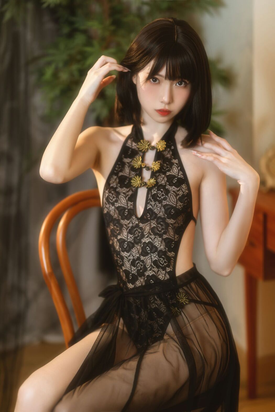 Coser@许岚lan – 纯欲黑纱