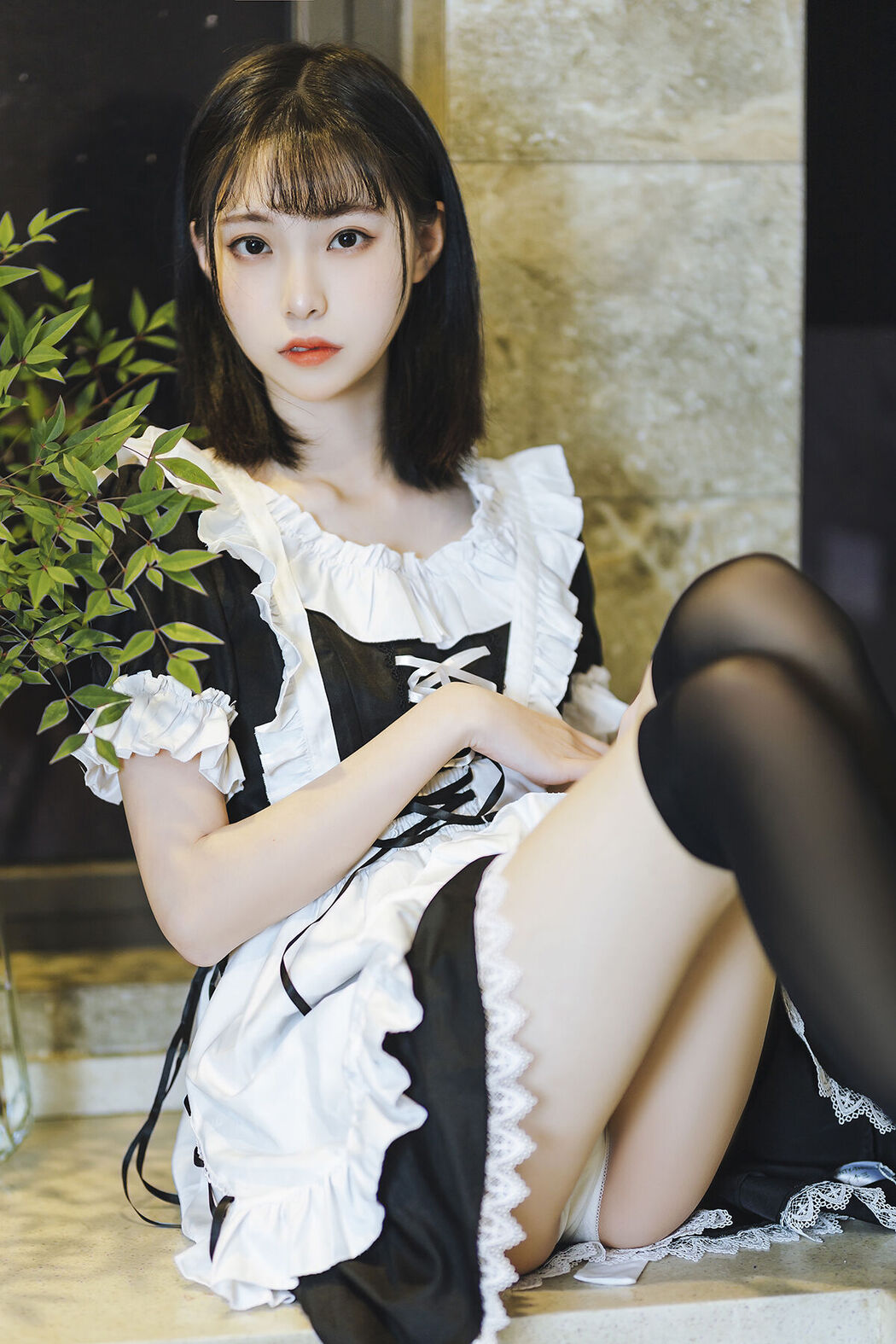 Coser@许岚lan – 短裙女仆 Cover Photo