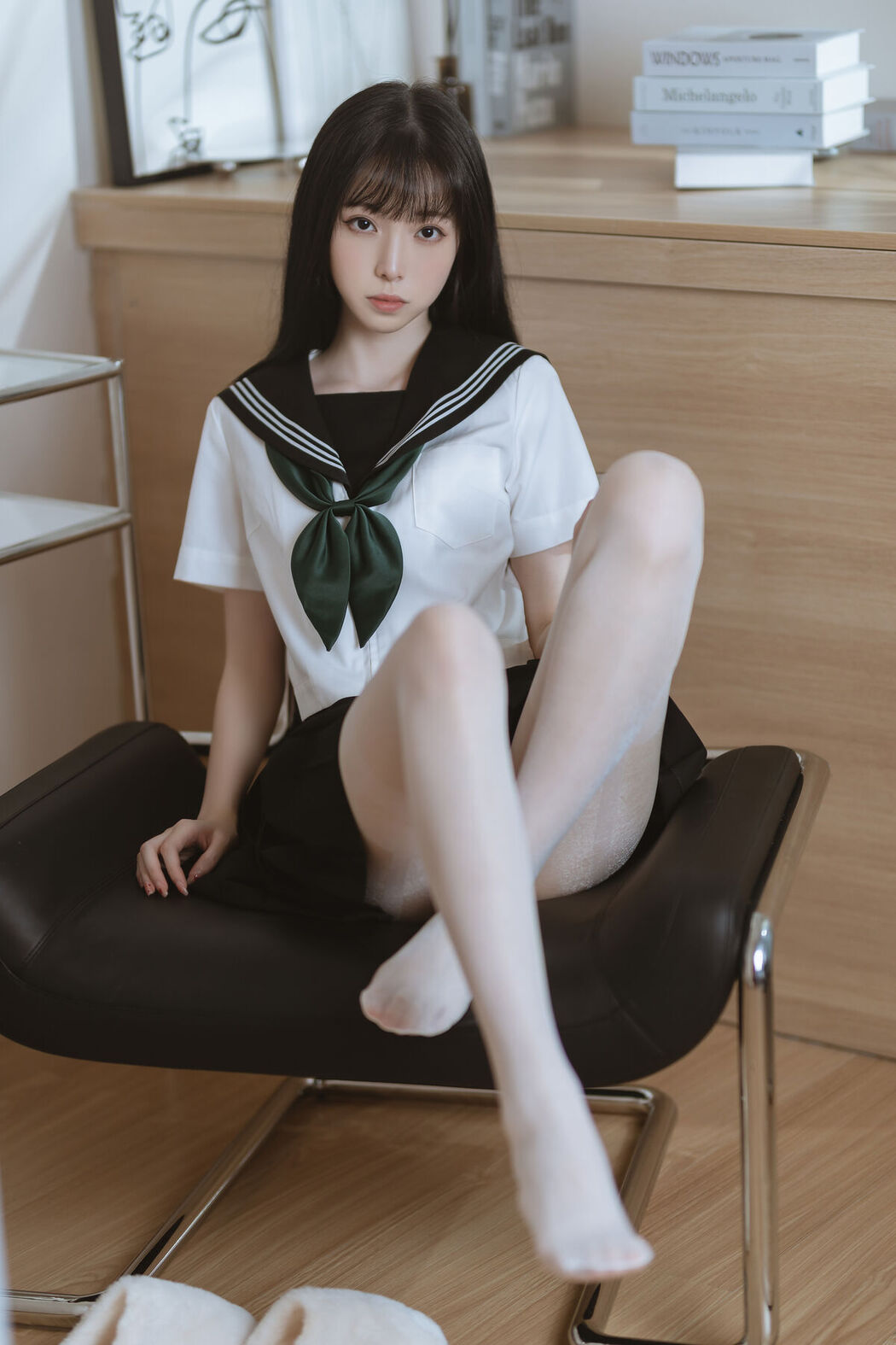Coser@许岚lan – 白丝水手服
