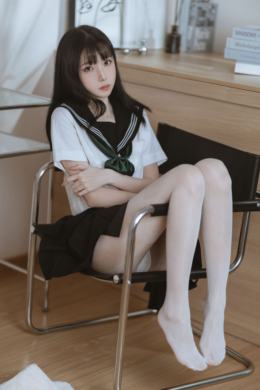 Coser@许岚lan – 白丝水手服