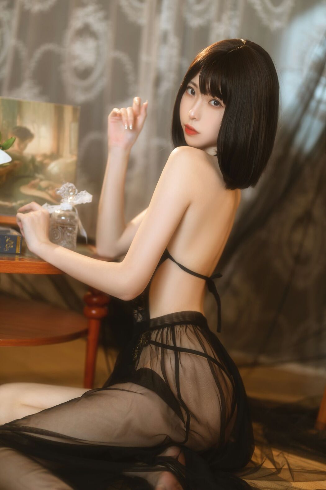 Coser@许岚lan – 纯欲黑纱