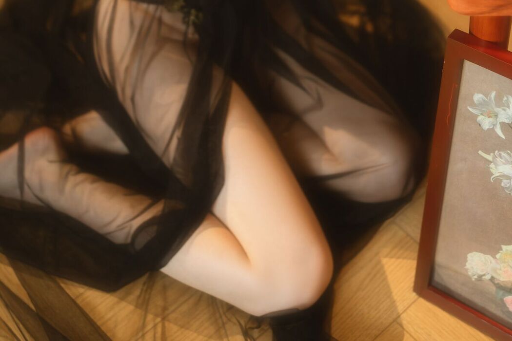Coser@许岚lan – 纯欲黑纱