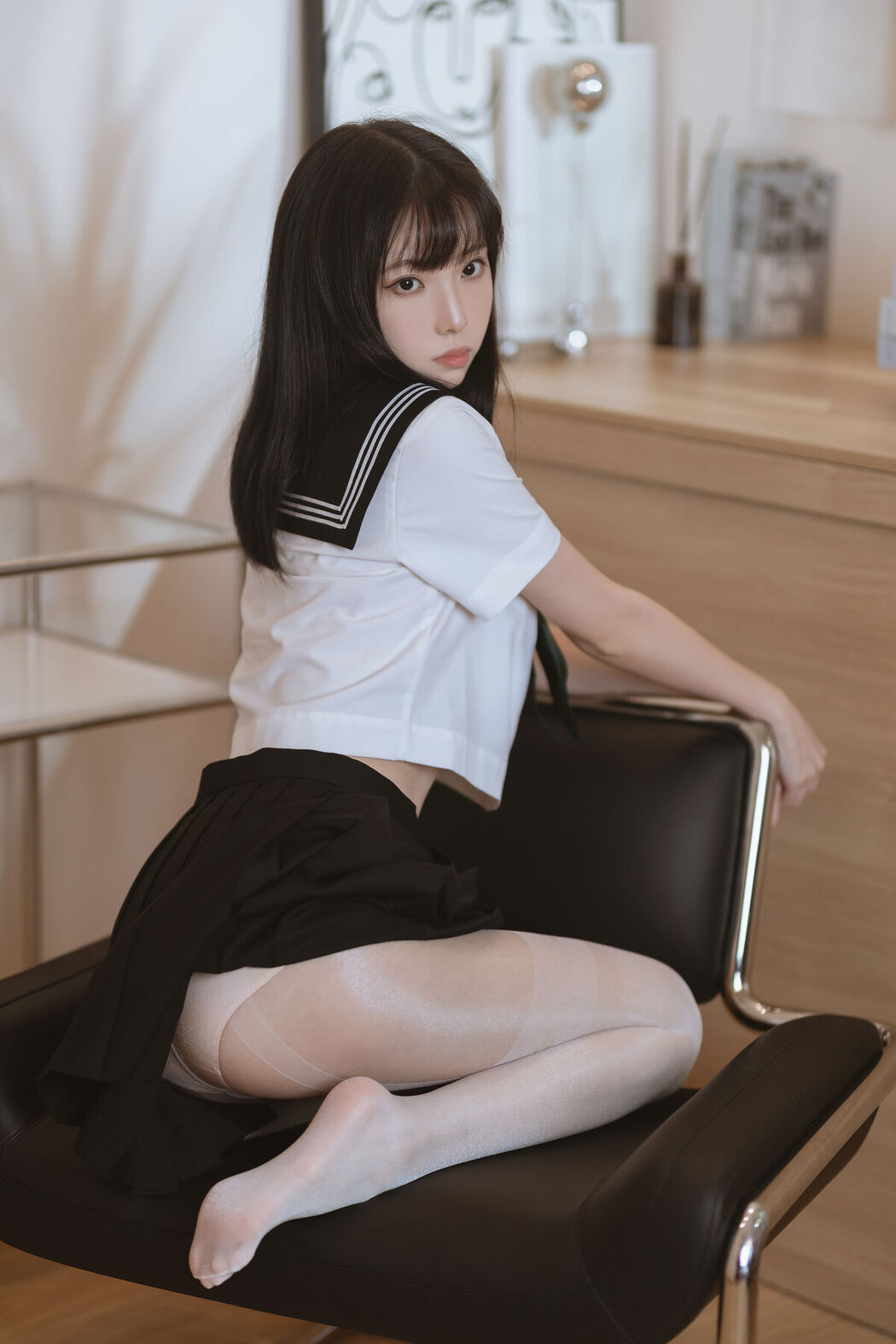 Coser@许岚lan – 白丝水手服