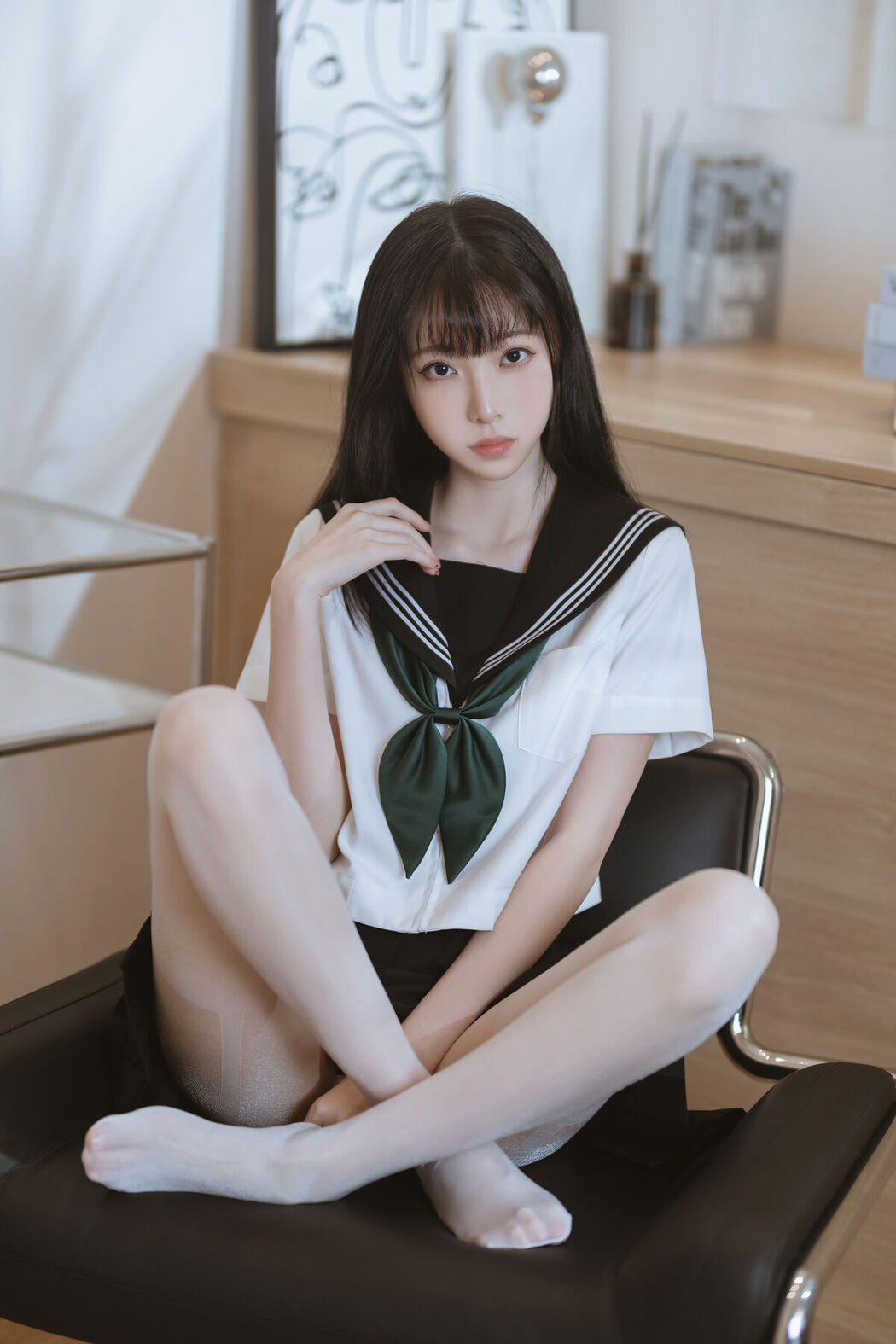 Coser@许岚lan – 白丝水手服
