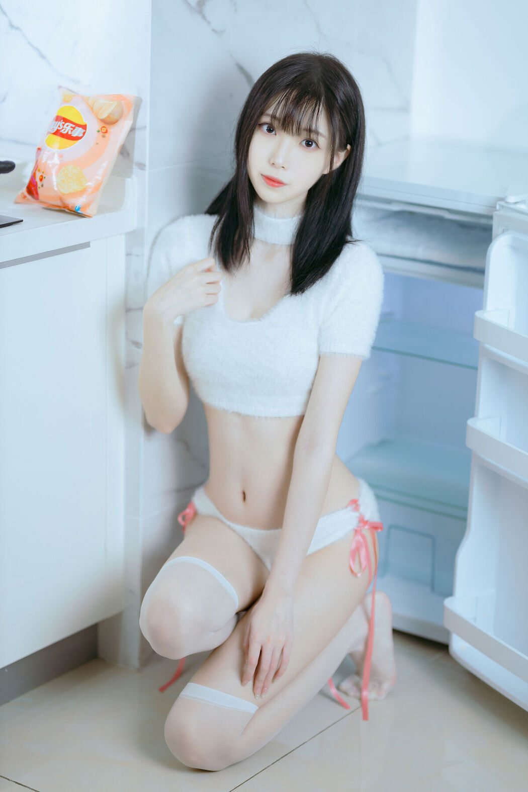 Coser@许岚lan – 纯欲毛衣