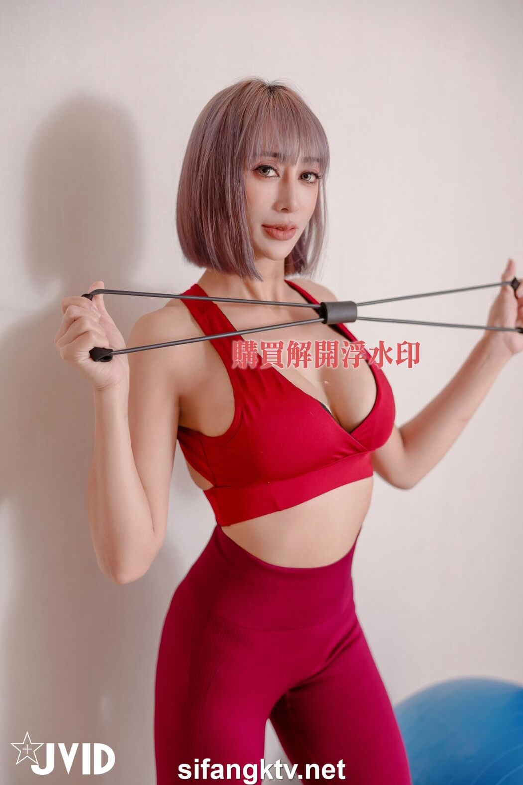 JVID Sharon 雪倫 – 健身學員 強制脫衣 特寫掰穴 Part1