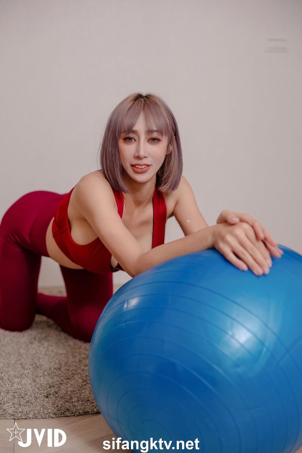 JVID Sharon 雪倫 – 健身學員 強制脫衣 特寫掰穴 Part1