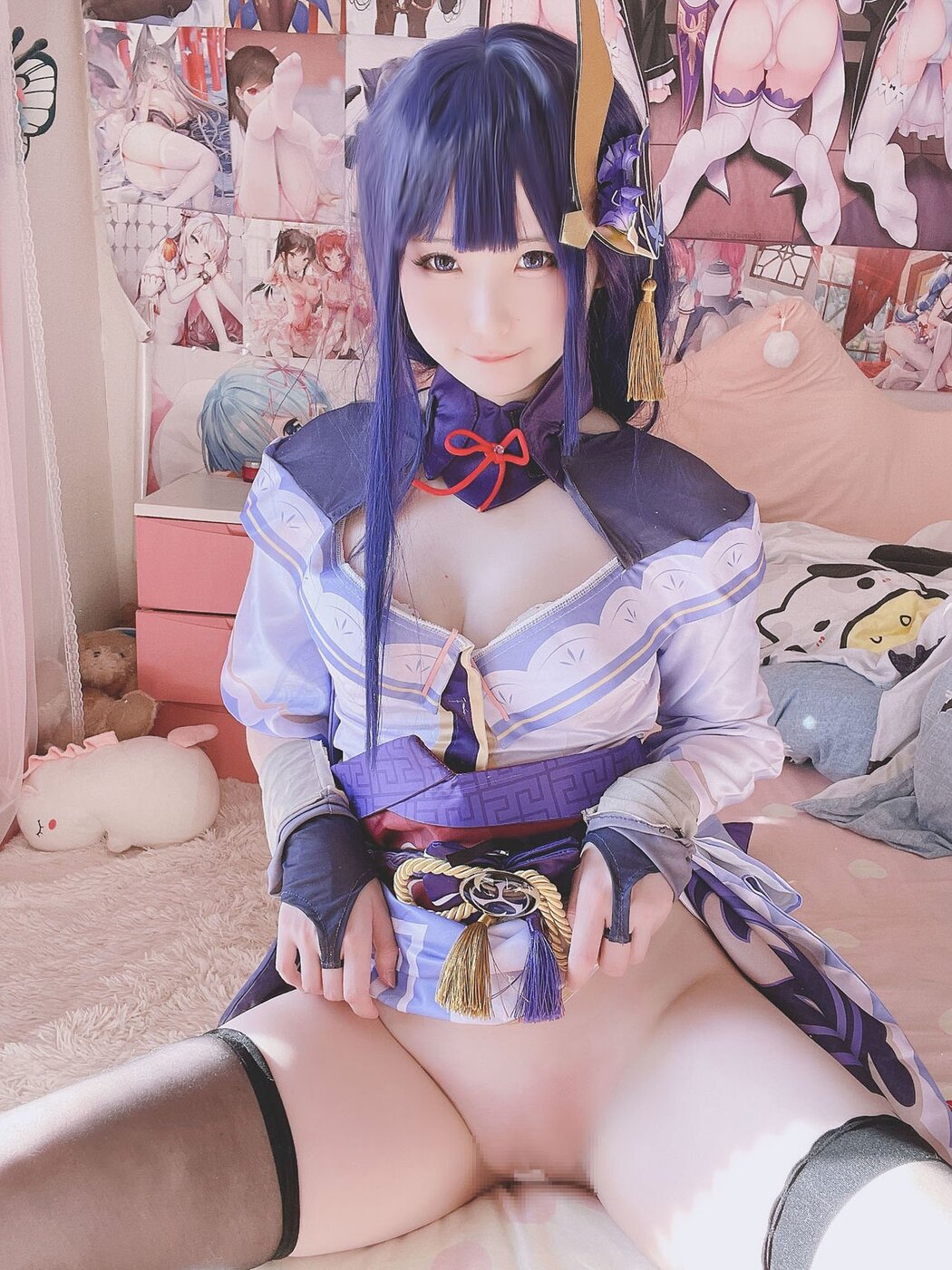Shogun Raiden Cosplay Nude