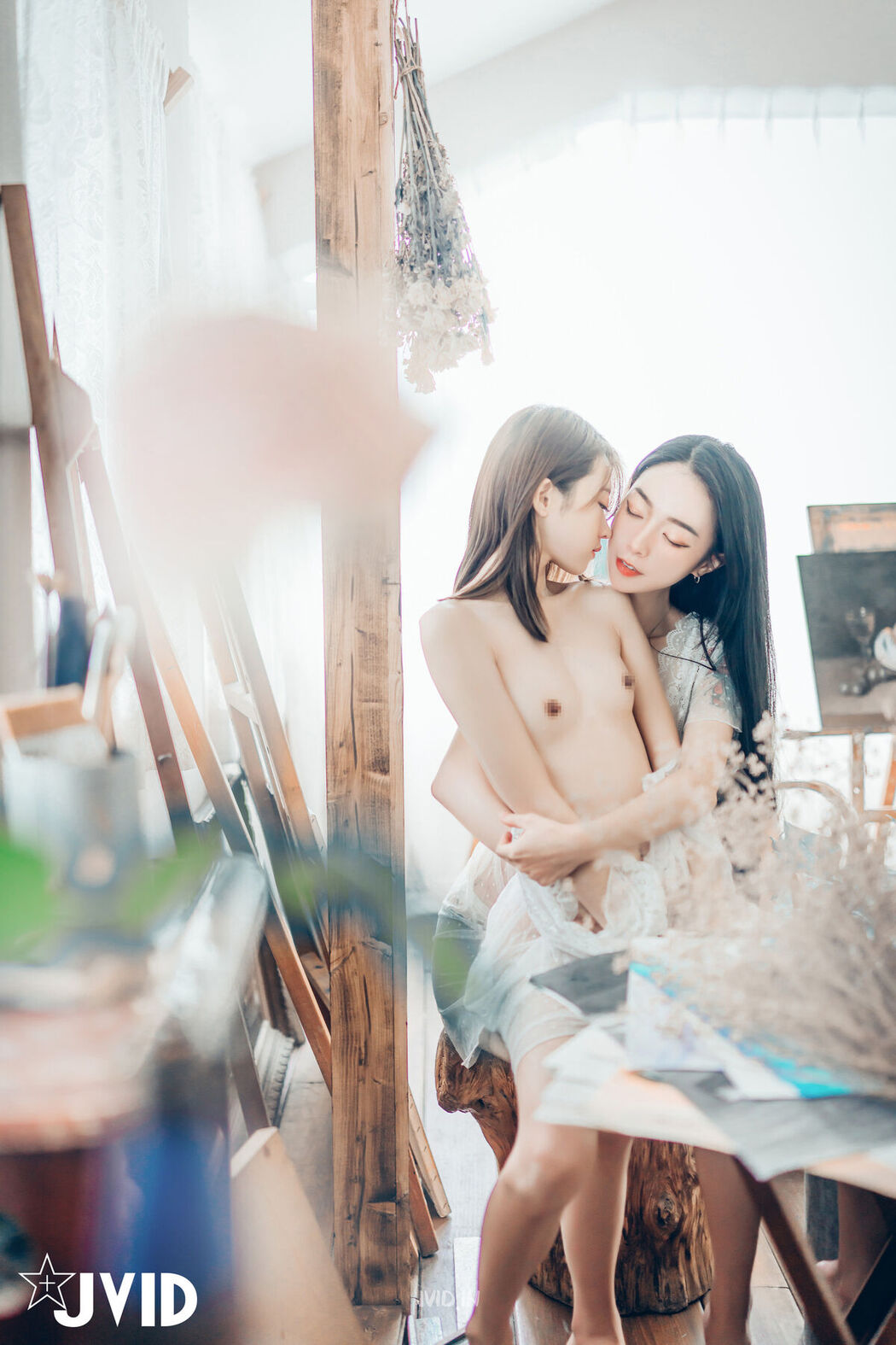 JVID Yan Yan 妍妍 Angel And Piao Piao 飘飘 – 百合花神の美少女 – 最色色嘗試 – 辰辰特別客串 色色最大突破 Part1