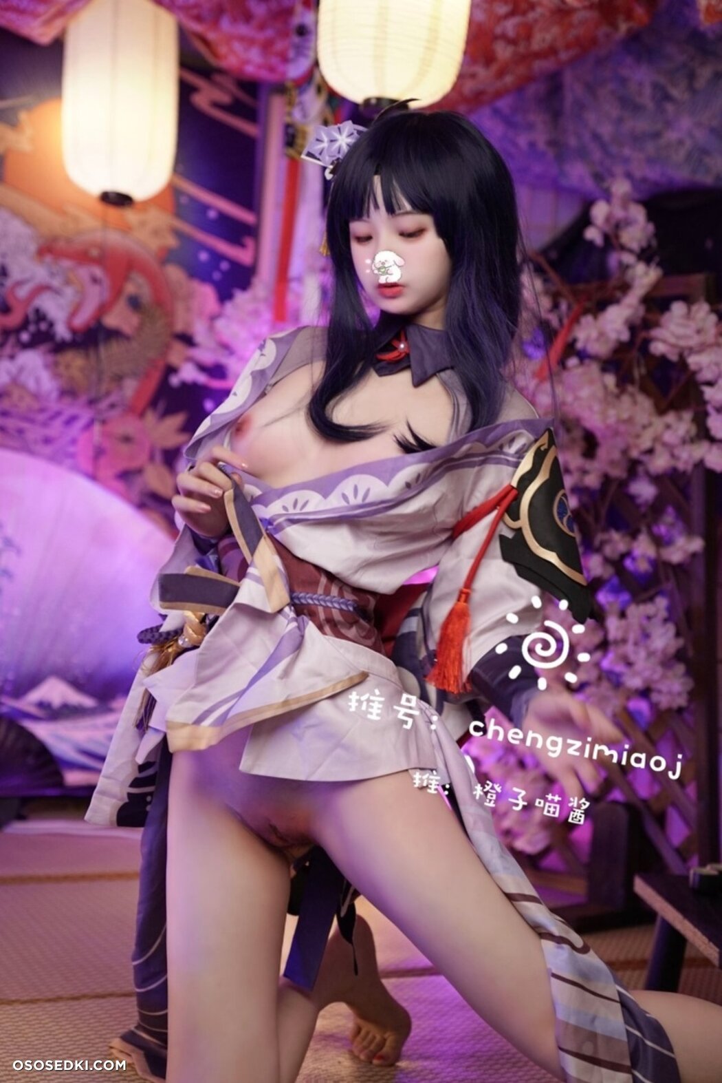 Shogun Raiden Cosplay Nude