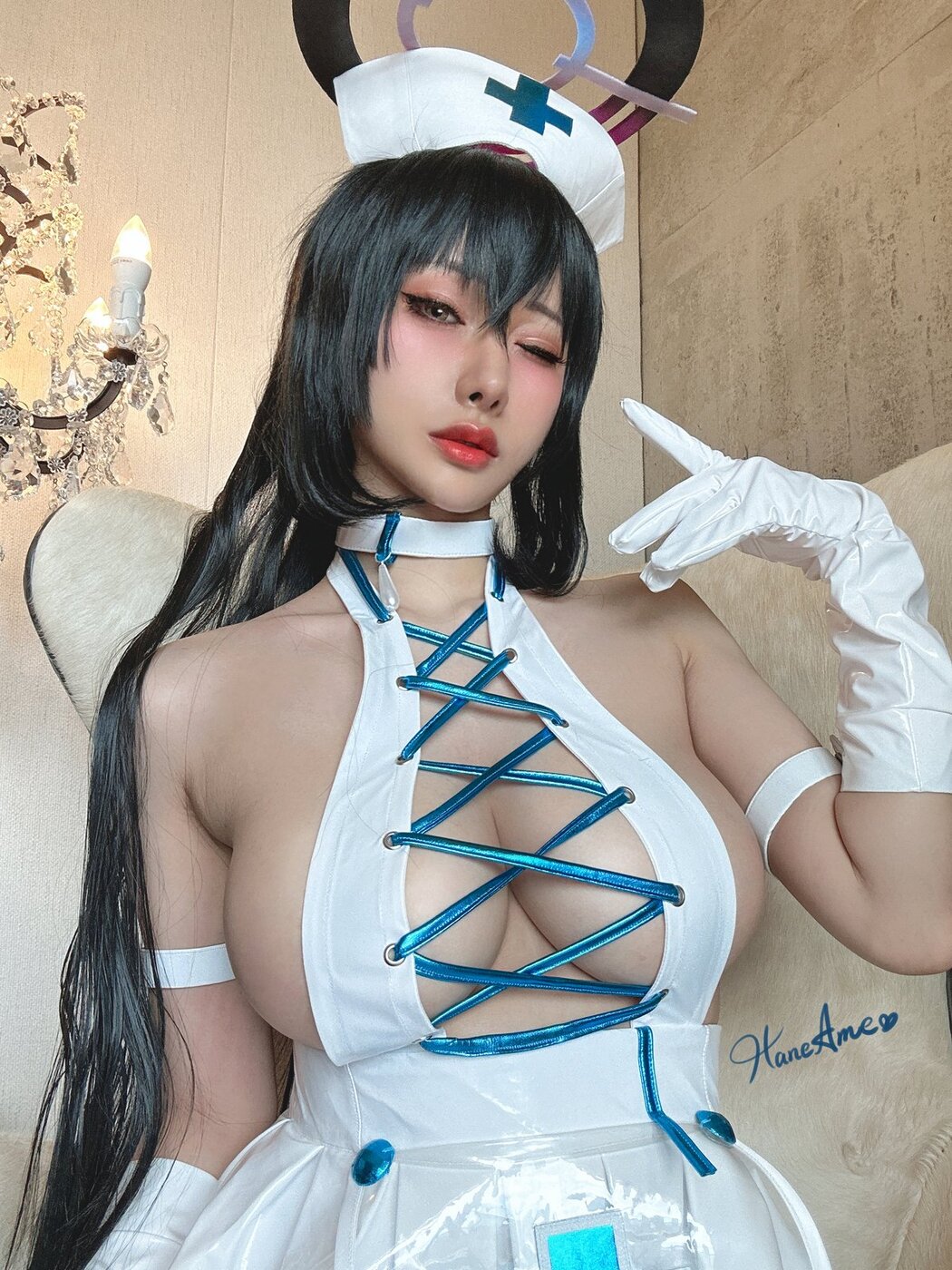 Patreon HaneAme – Blue Archive Bunny Sister Ichinose Asuna And Karinn A