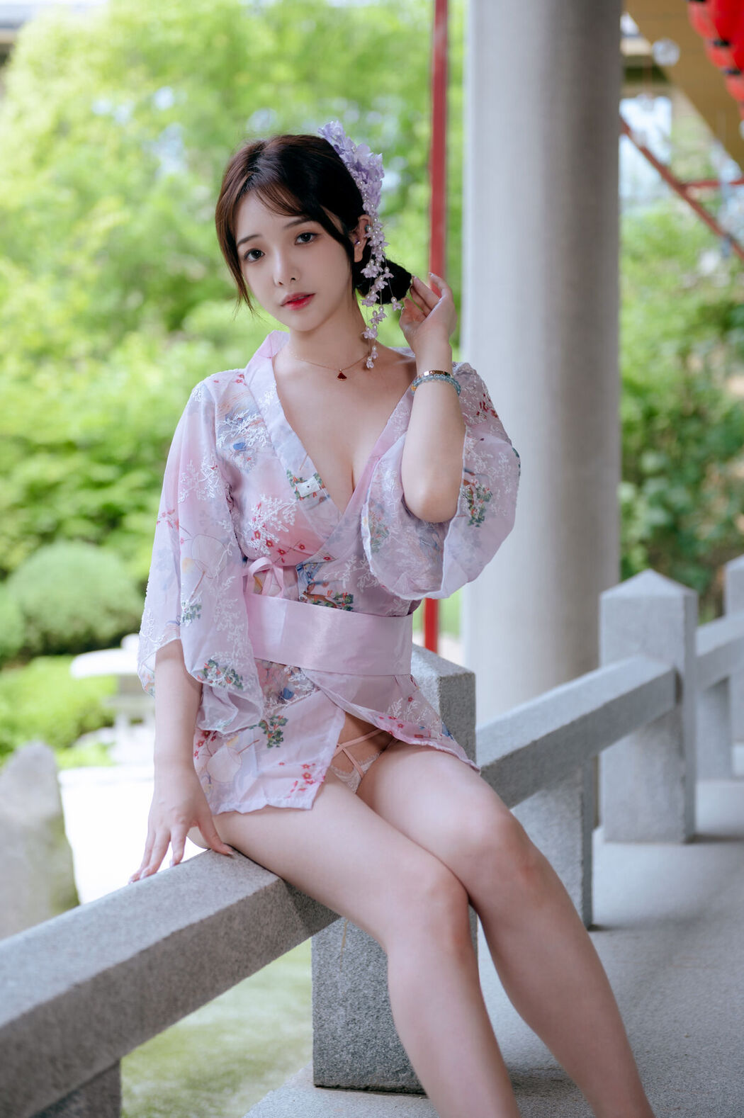 Coser@雯妹不讲道理 – 和风庭院