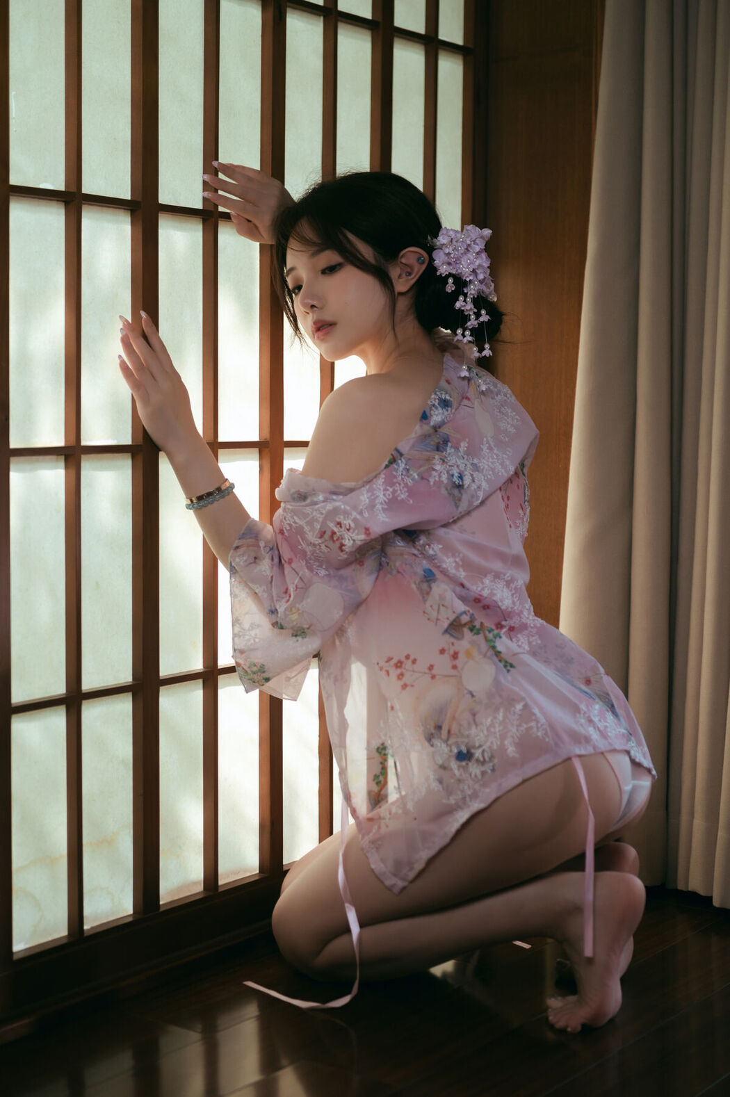 Coser@雯妹不讲道理 – 和风庭院