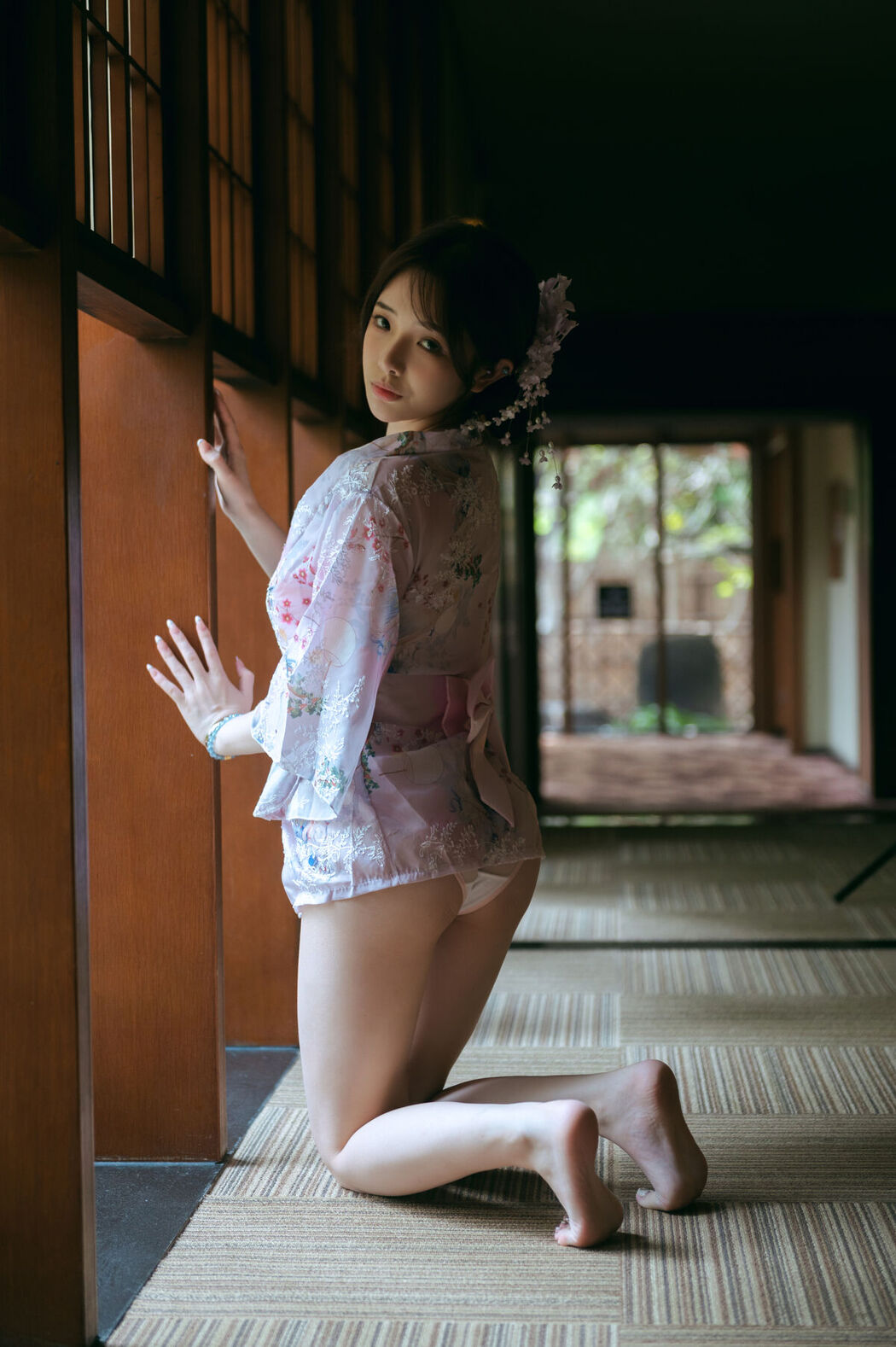 Coser@雯妹不讲道理 – 和风庭院