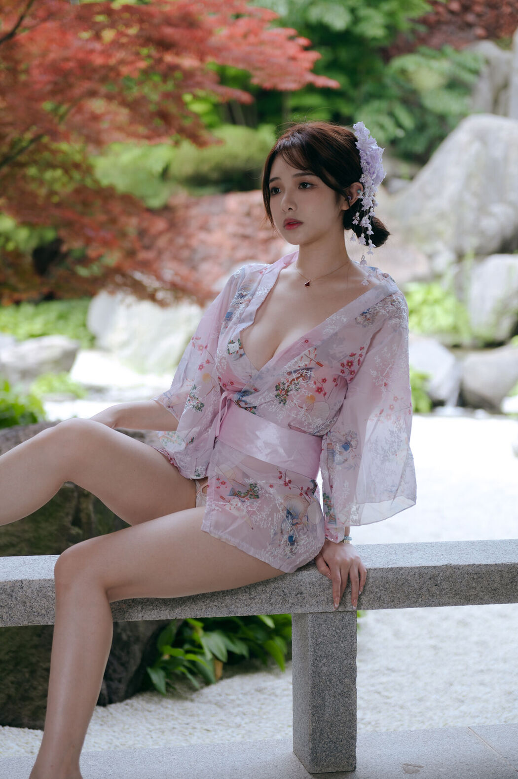Coser@雯妹不讲道理 – 和风庭院