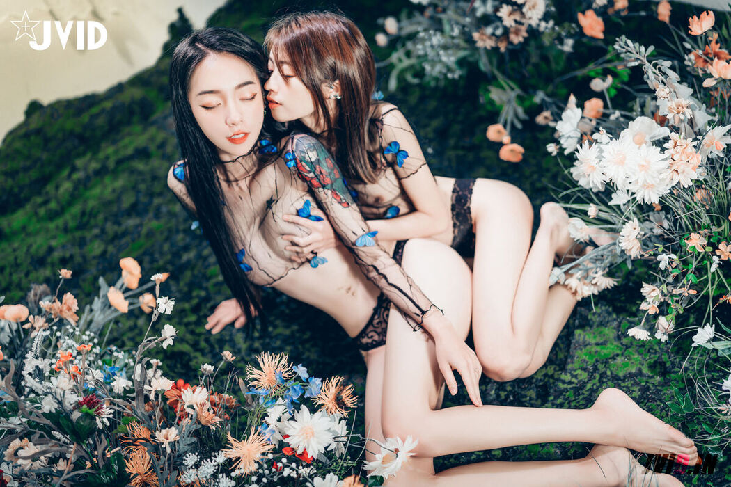 JVID Yan Yan 妍妍 Angel And Piao Piao 飘飘 – 百合花神の美少女 – 最色色嘗試 – 辰辰特別客串 色色最大突破 Part2