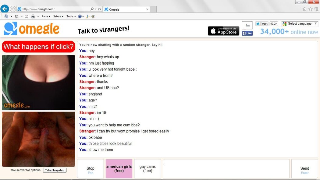 Omegle Tits