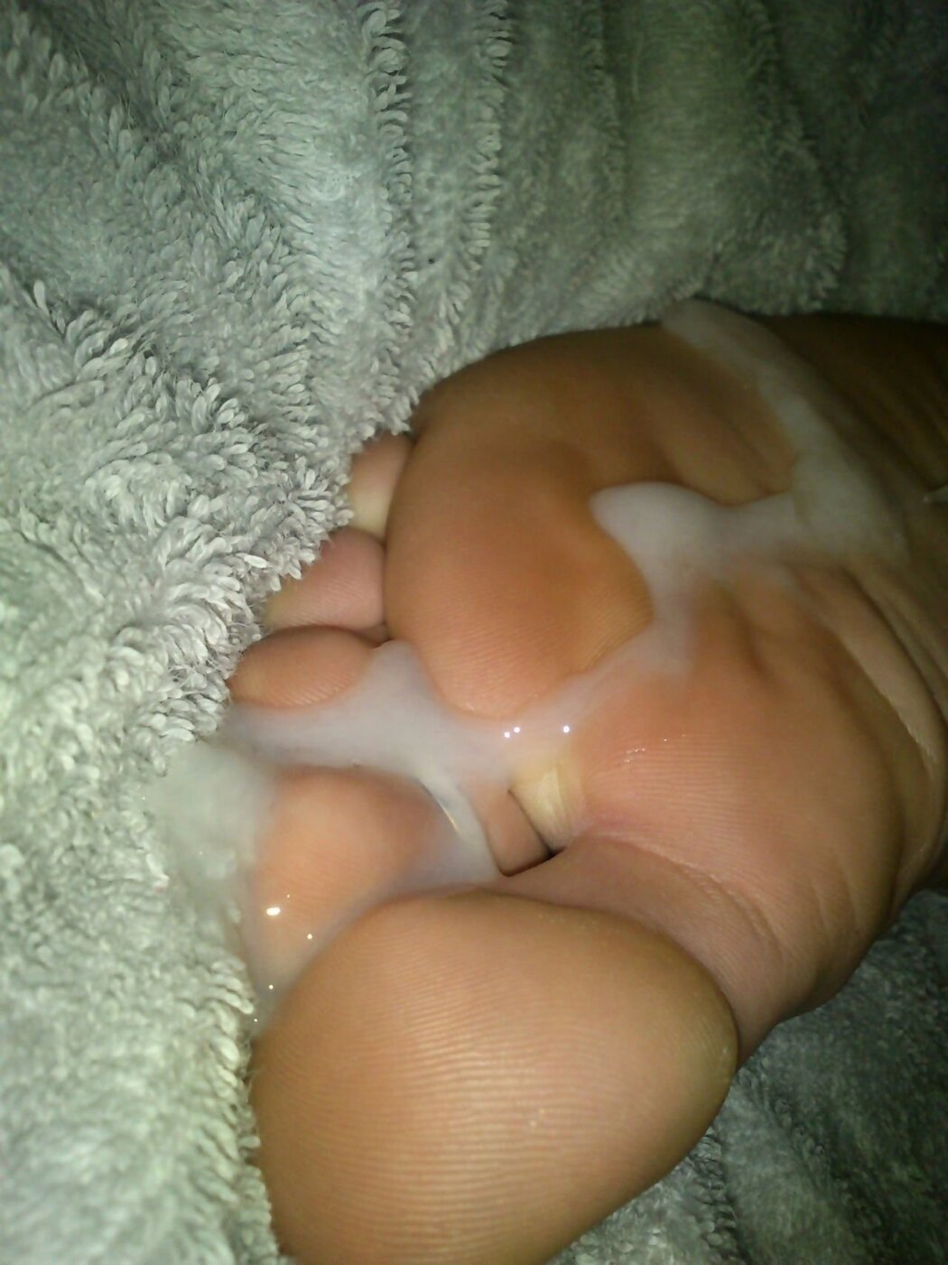Sleeping Feet Cum