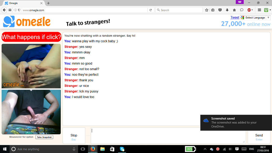 Omegle Tits