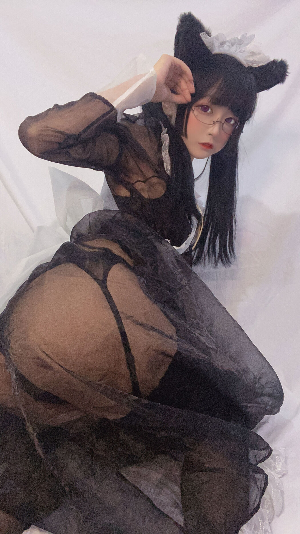 Coser@佳佳好难啊 – 透明女仆