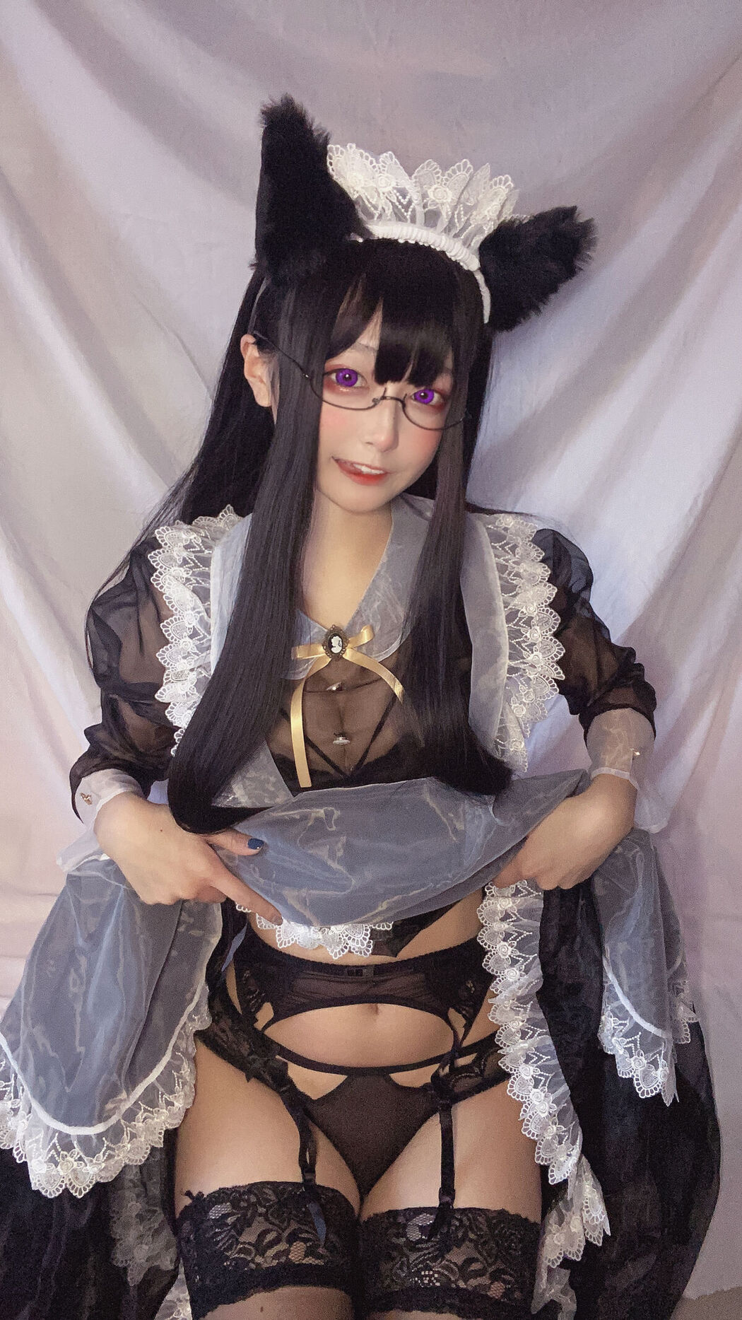 Coser@佳佳好难啊 – 透明女仆