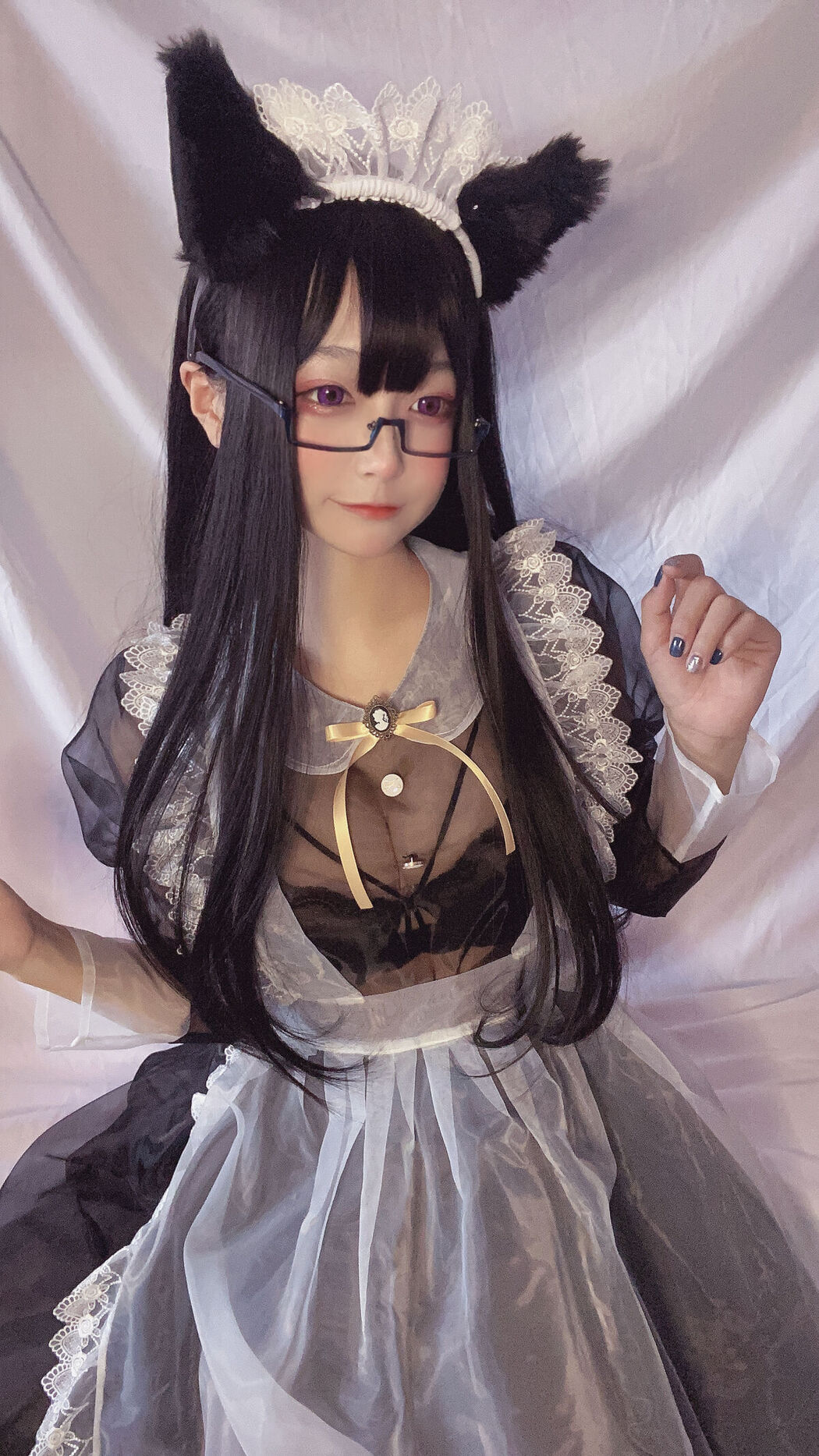 Coser@佳佳好难啊 – 透明女仆