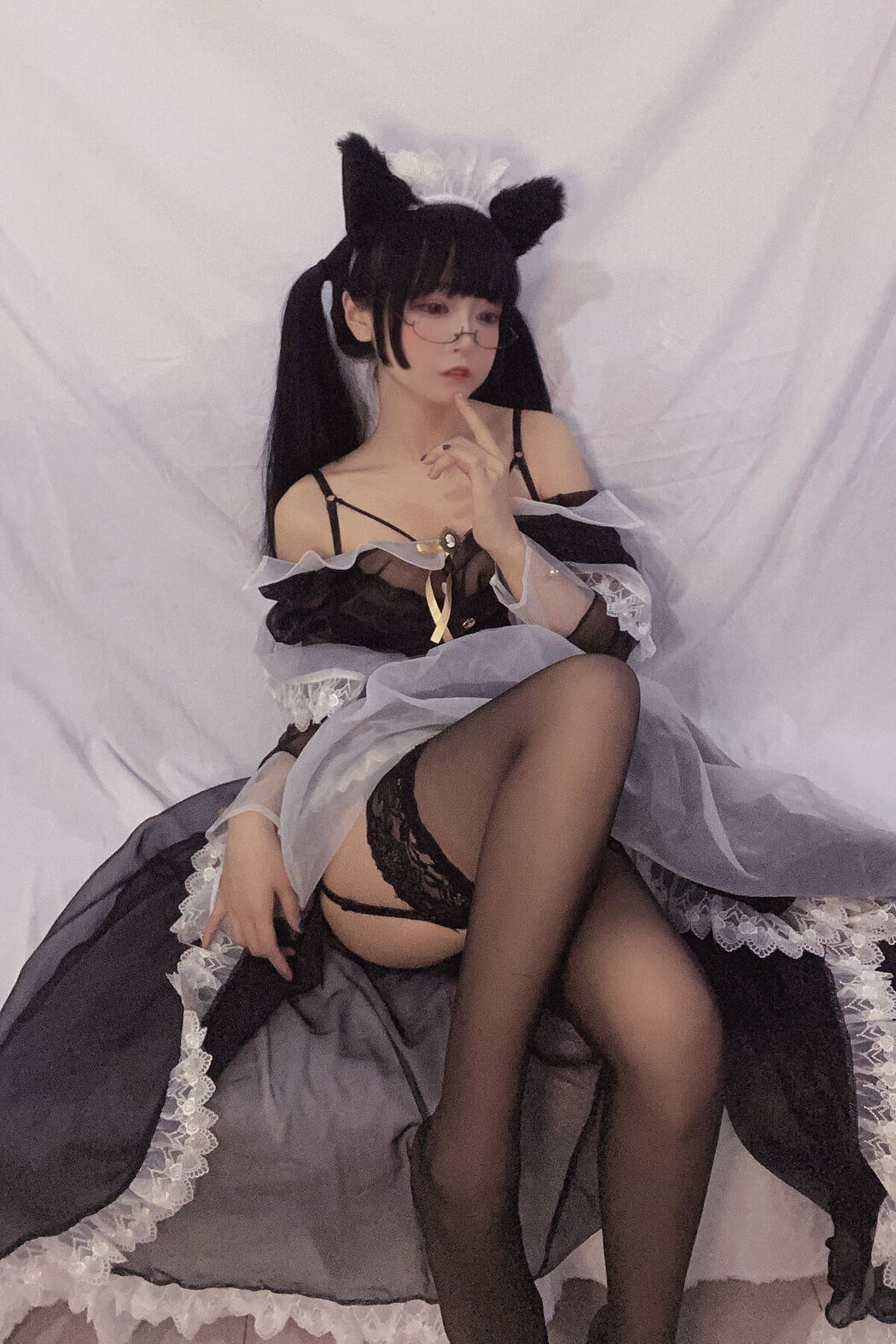 Coser@佳佳好难啊 – 透明女仆