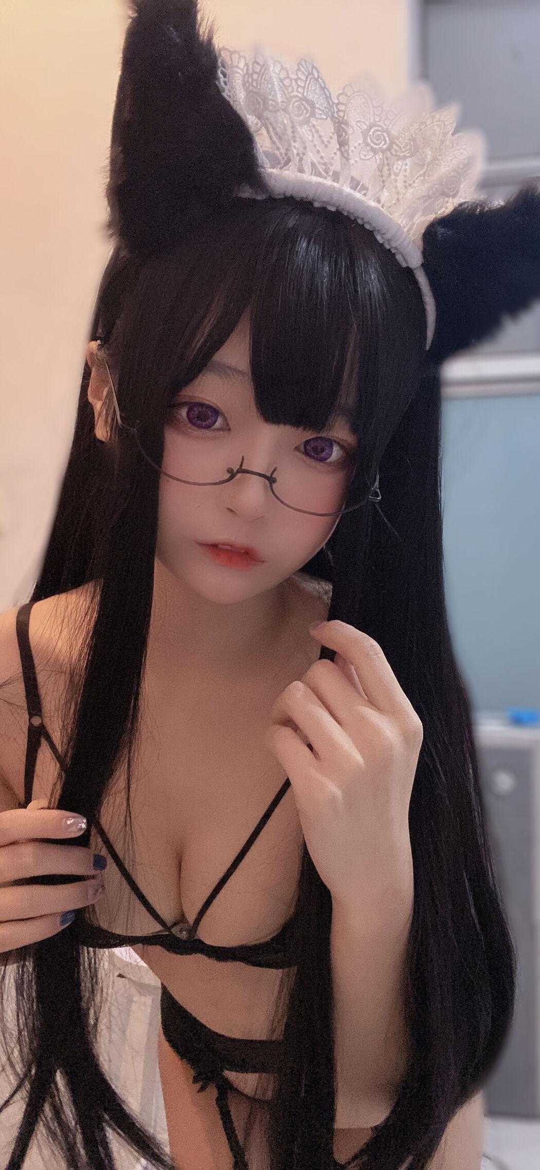 Coser@佳佳好难啊 – 透明女仆
