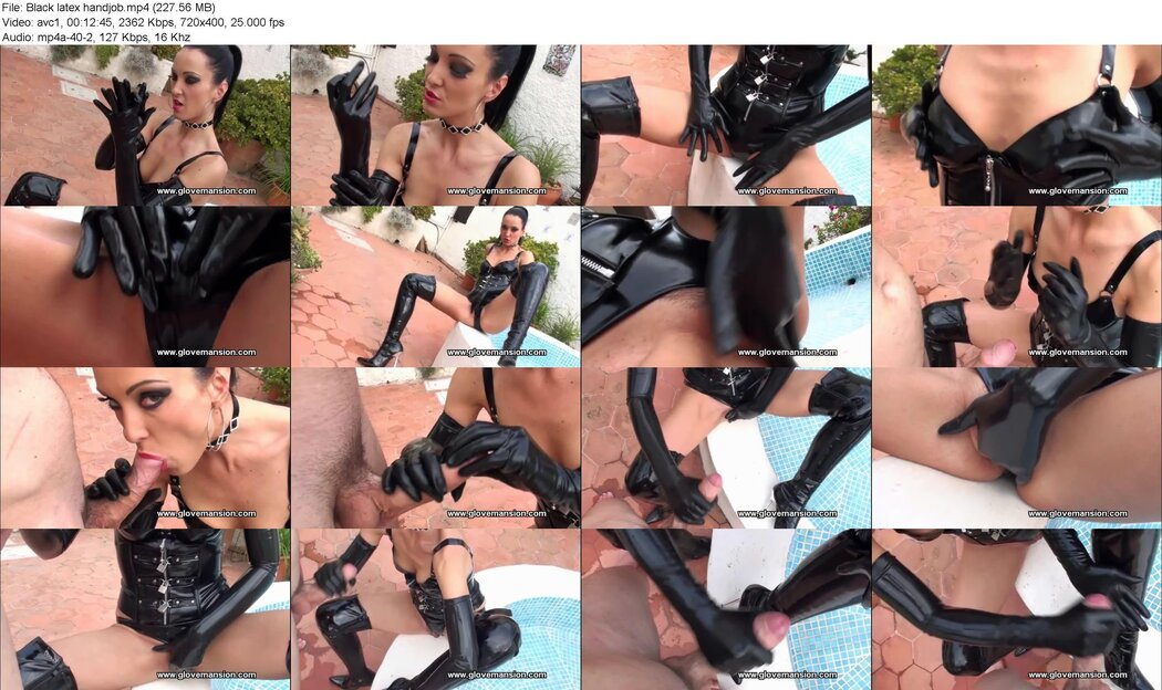 Latex Handjob