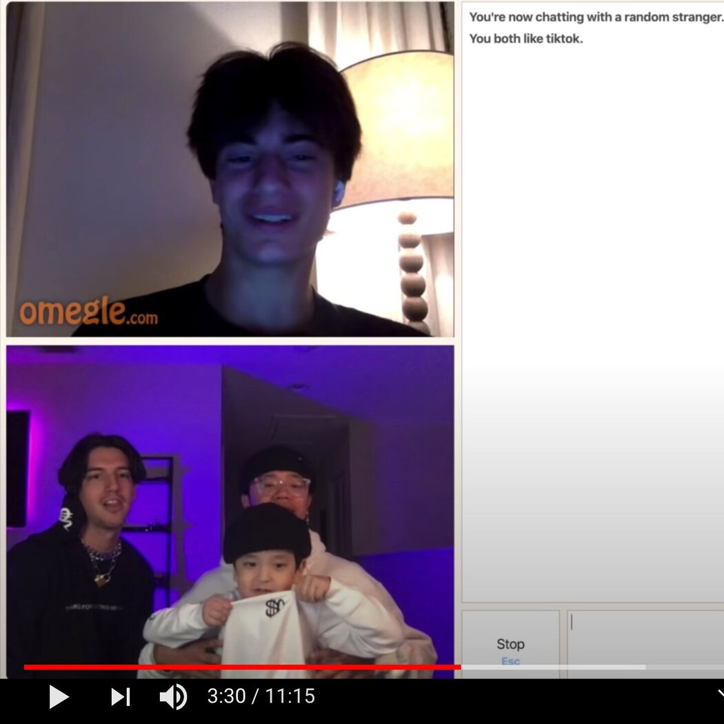 Omegle Stickam
