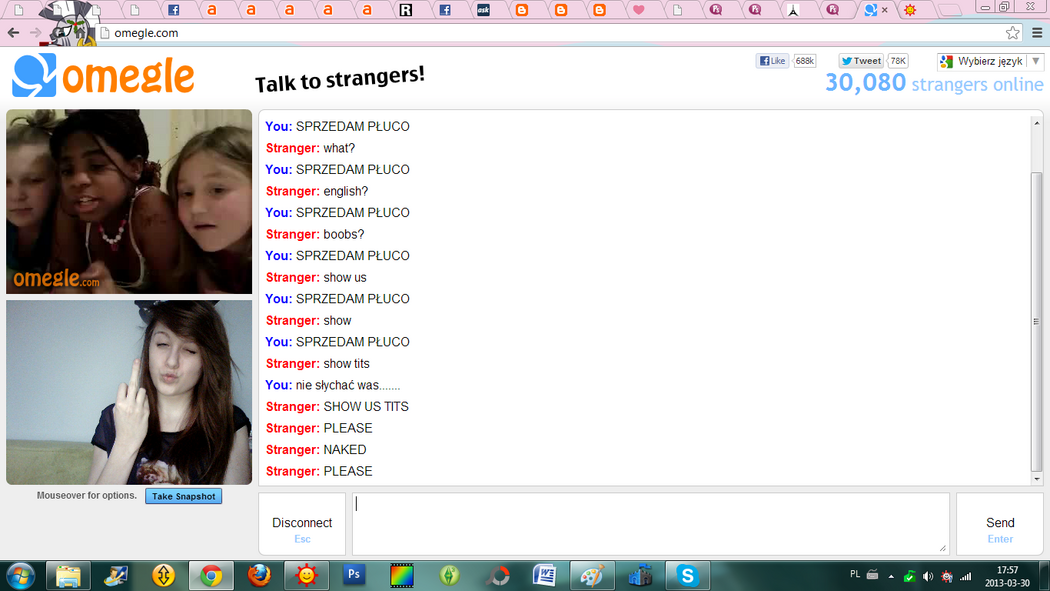Omegle Stickam